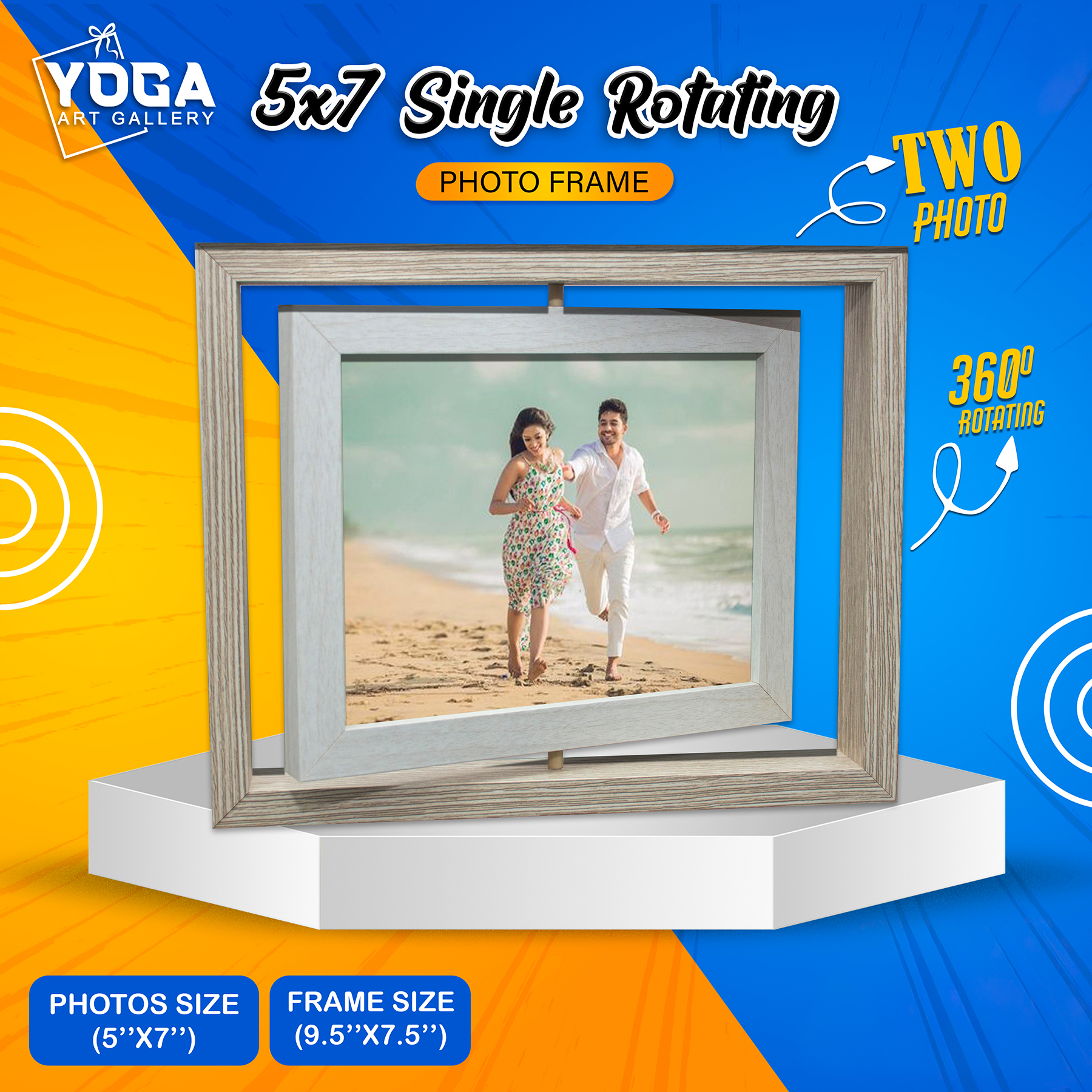 5X7 Single Rotating